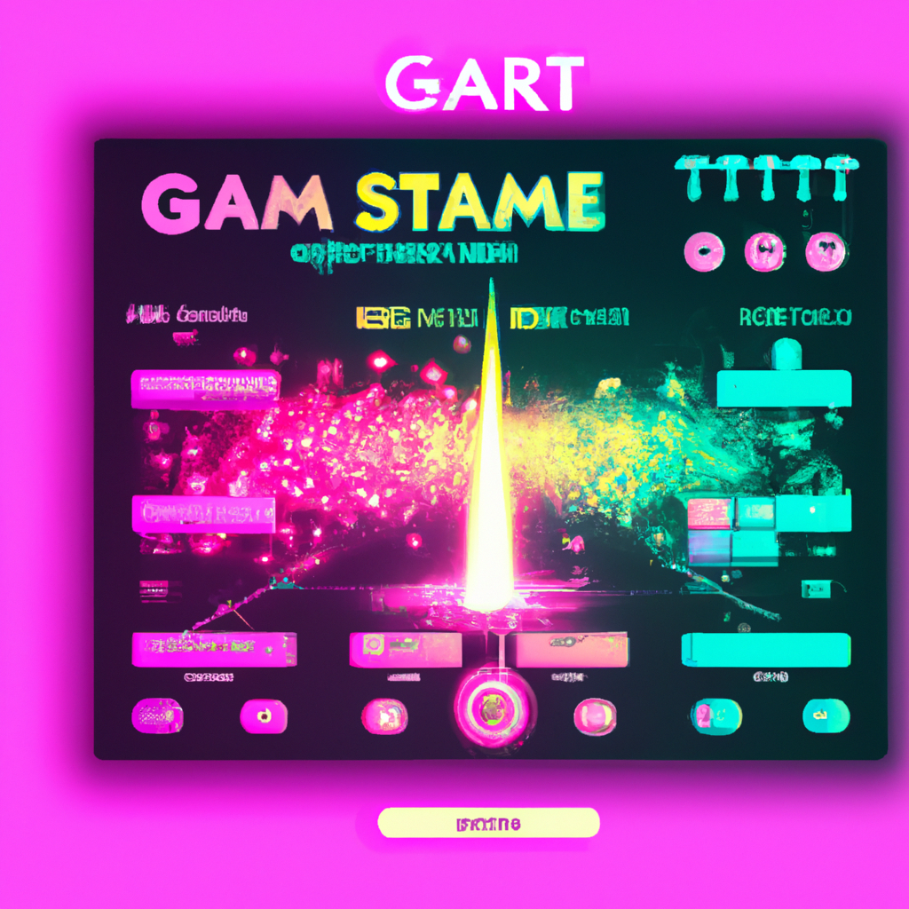 Gameplay snapshot with combo chain and neon effects